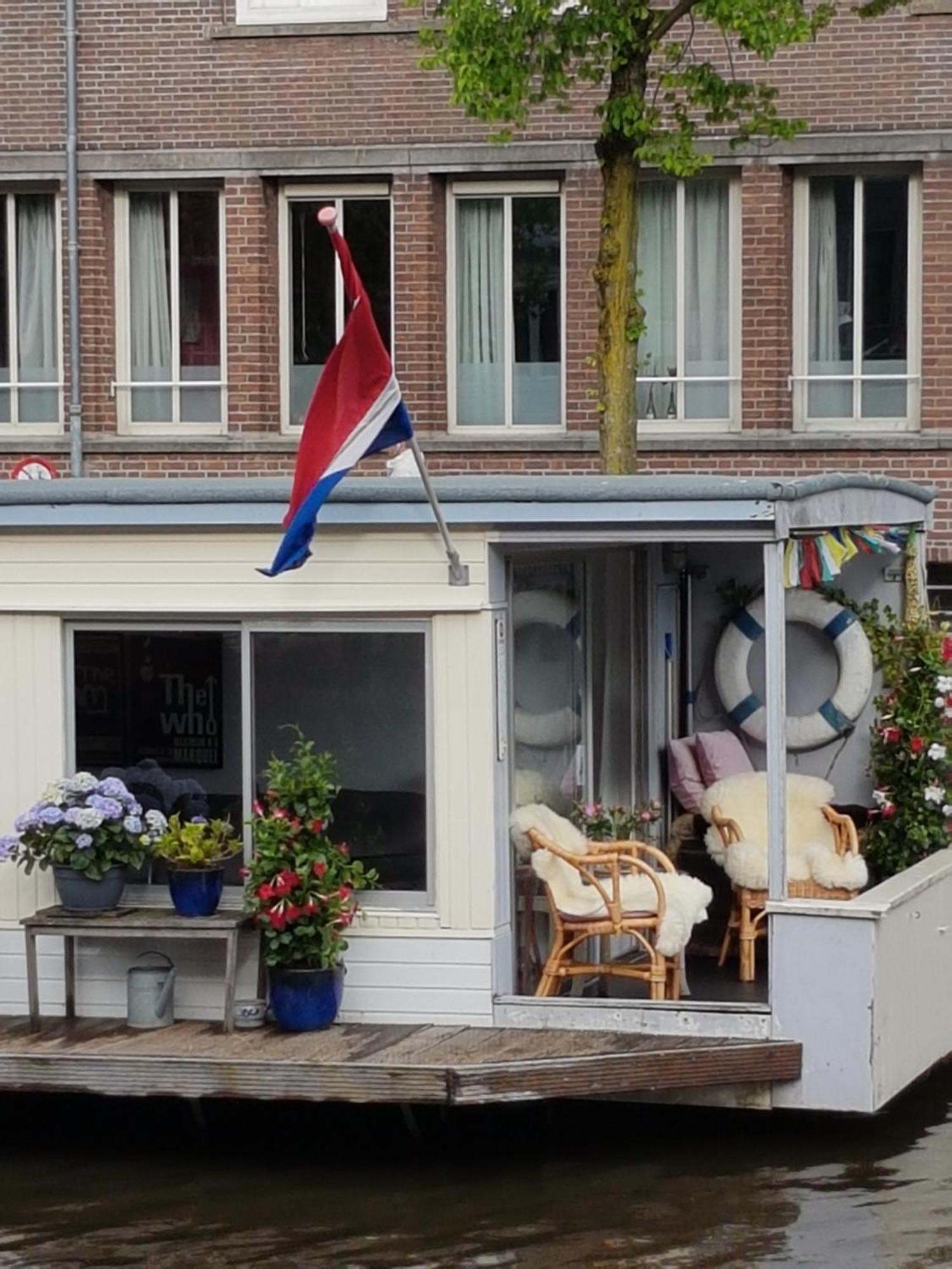 אמסטרדם Pantheos Top Houseboat מראה חיצוני תמונה
